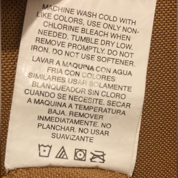 Wrangler Workwear Men’s Medium Brown Duck Short Sleeve Performance Tee - Picture 5 of 5